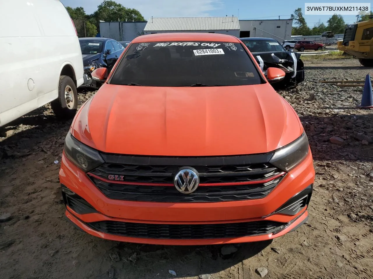 2019 Volkswagen Jetta Gli VIN: 3VW6T7BUXKM211438 Lot: 62841003