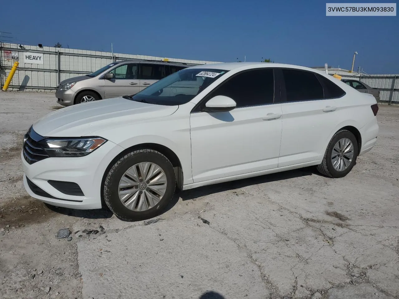 2019 Volkswagen Jetta S VIN: 3VWC57BU3KM093830 Lot: 62864724