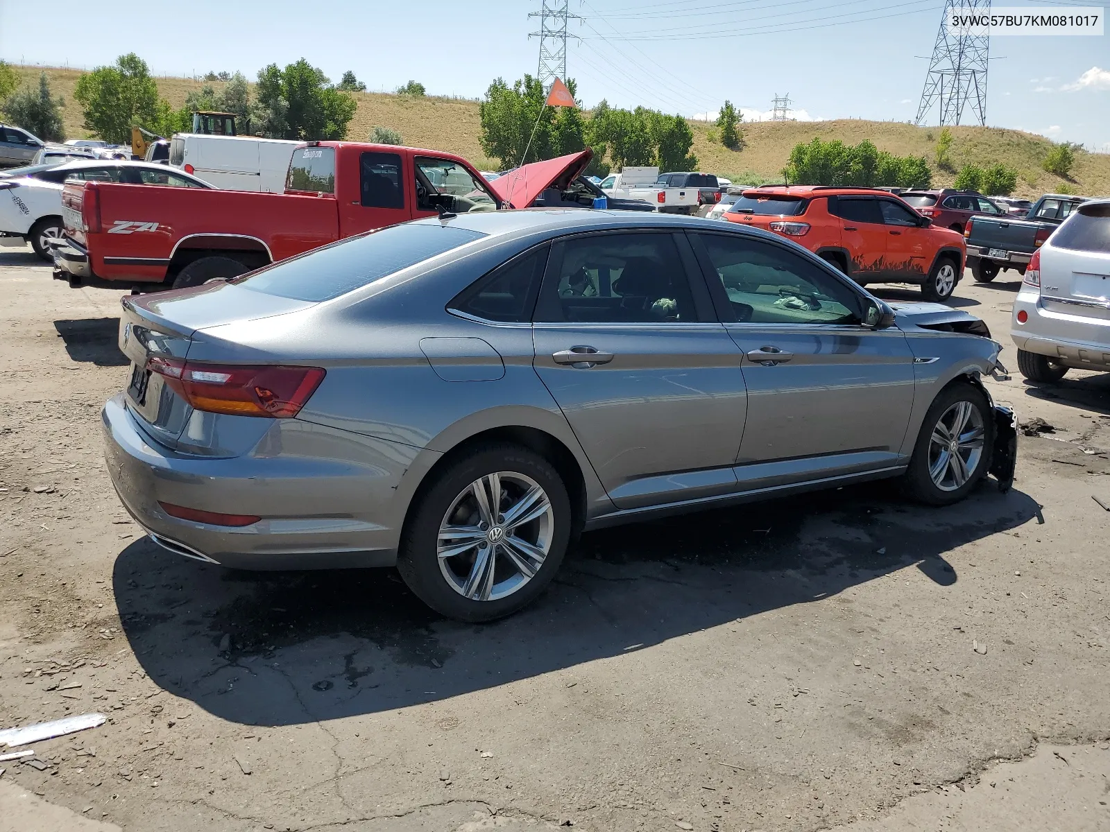 2019 Volkswagen Jetta S VIN: 3VWC57BU7KM081017 Lot: 63082004