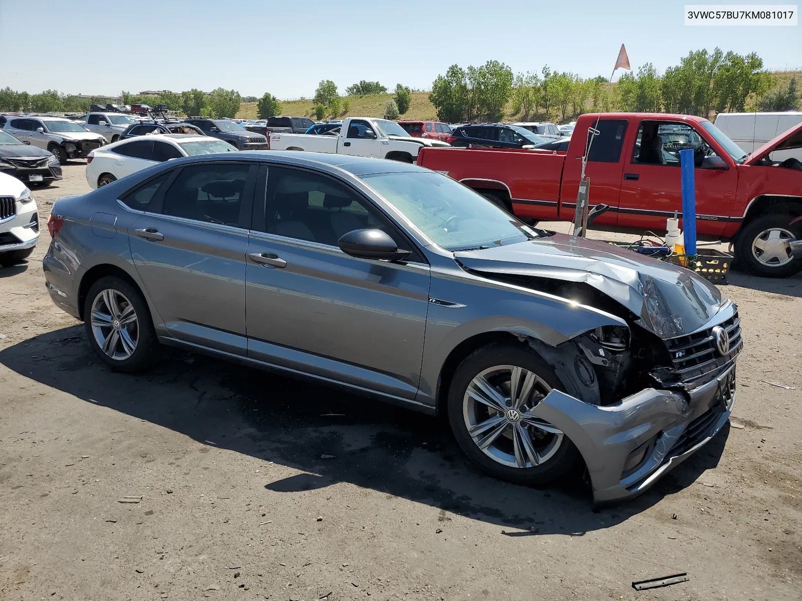 2019 Volkswagen Jetta S VIN: 3VWC57BU7KM081017 Lot: 63082004