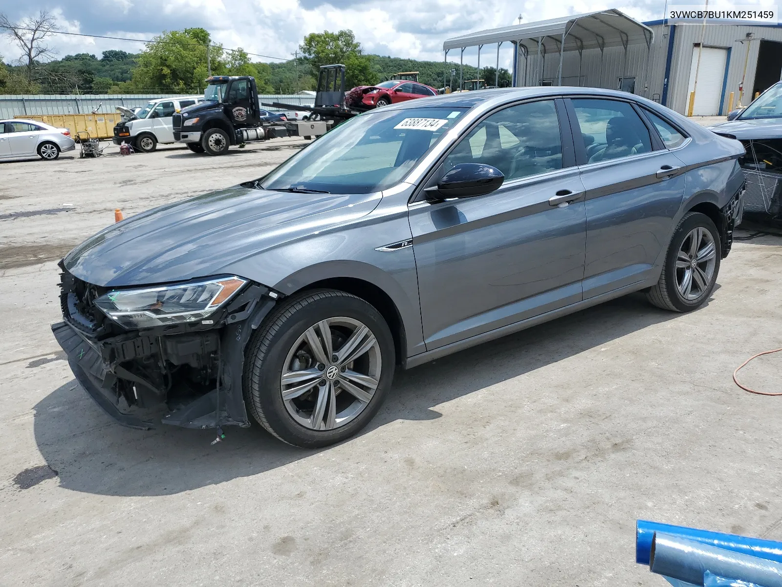 2019 Volkswagen Jetta S VIN: 3VWCB7BU1KM251459 Lot: 63887134