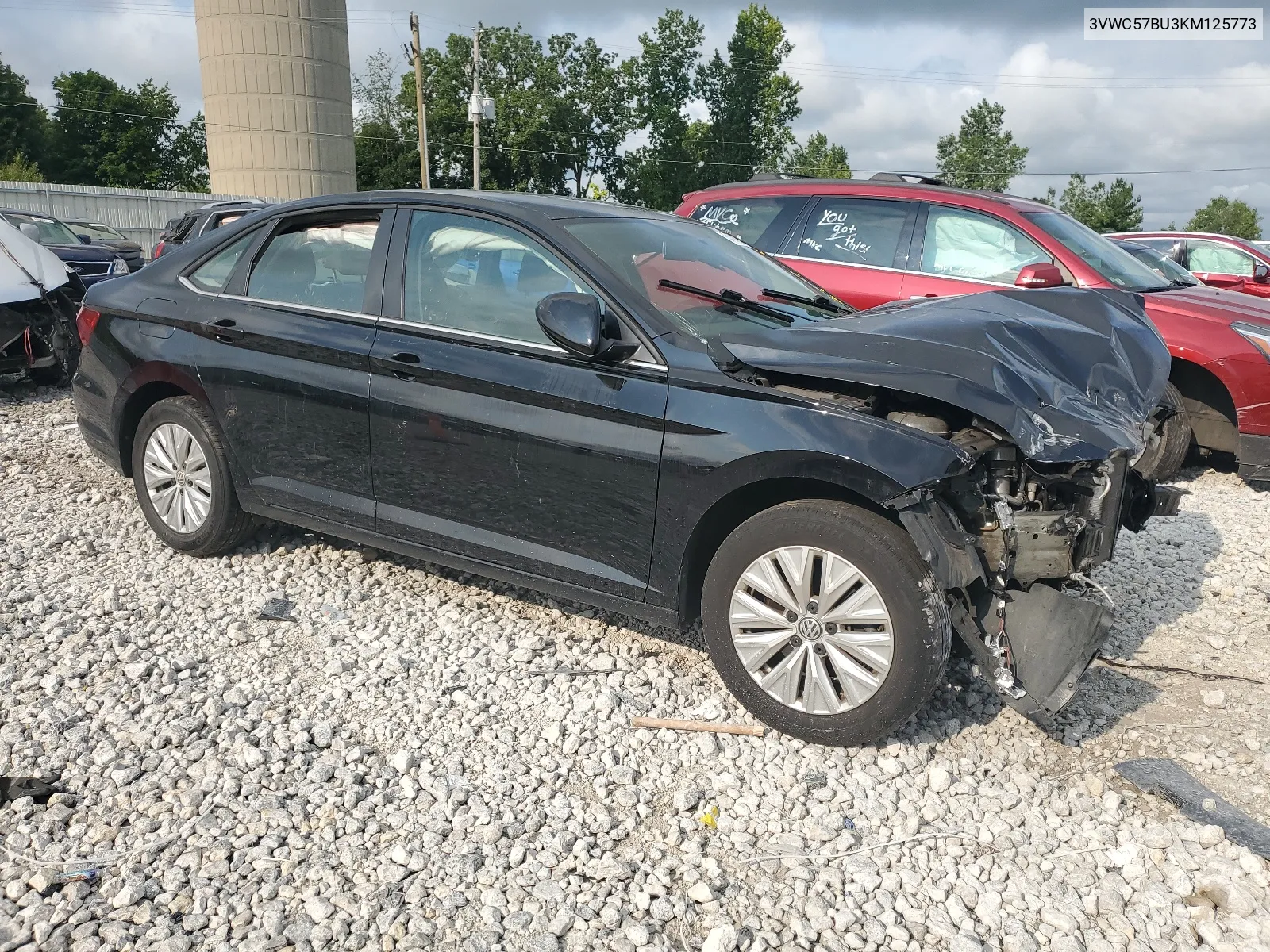 2019 Volkswagen Jetta S VIN: 3VWC57BU3KM125773 Lot: 64042654