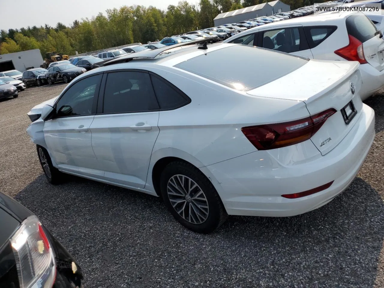 2019 Volkswagen Jetta Sel VIN: 3VWE57BU0KM087296 Lot: 64242164