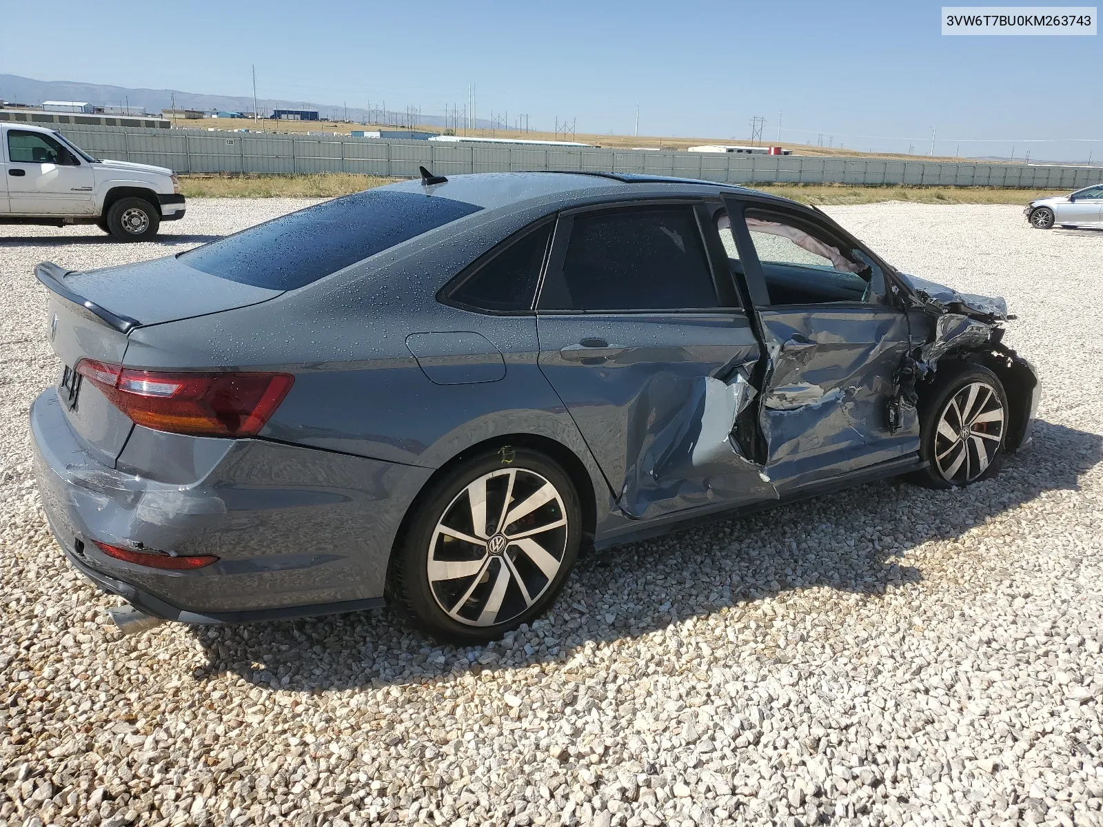 2019 Volkswagen Jetta Gli VIN: 3VW6T7BU0KM263743 Lot: 65482834