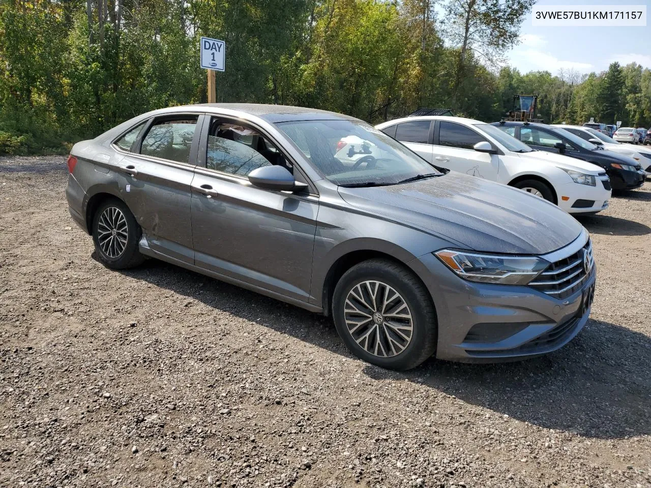 2019 Volkswagen Jetta Sel VIN: 3VWE57BU1KM171157 Lot: 66174674