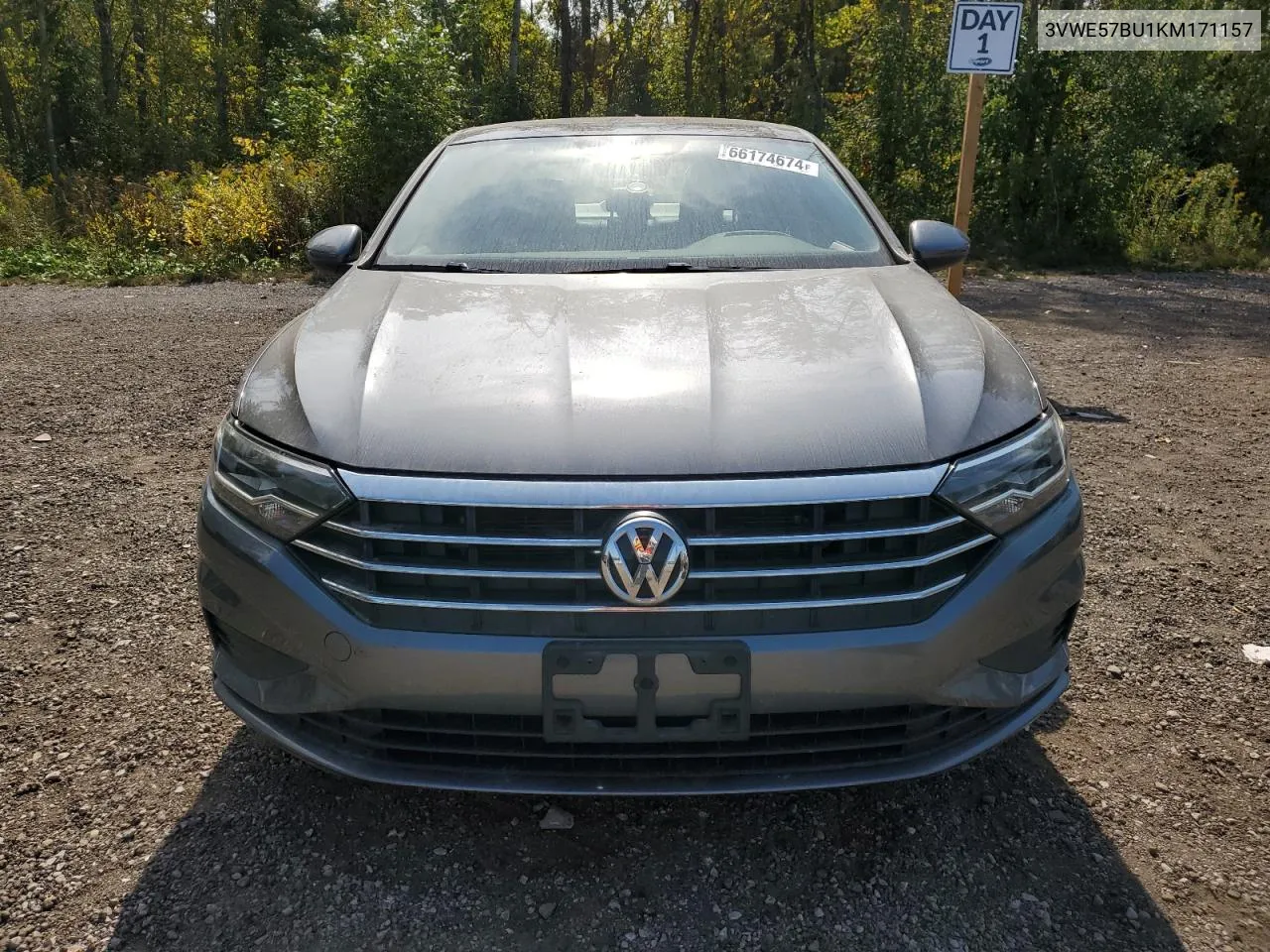 2019 Volkswagen Jetta Sel VIN: 3VWE57BU1KM171157 Lot: 66174674