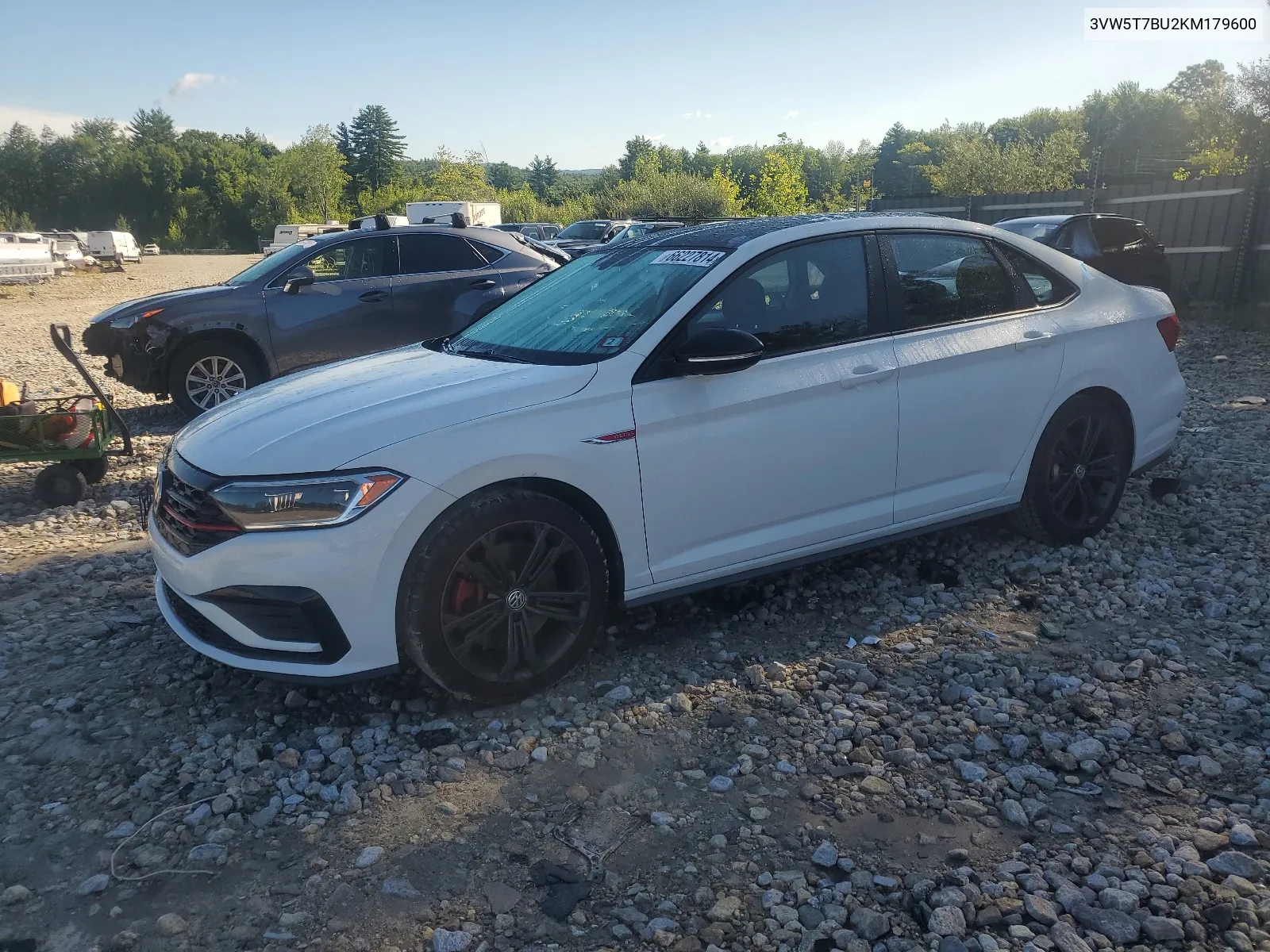 2019 Volkswagen Jetta Gli VIN: 3VW5T7BU2KM179600 Lot: 66227814