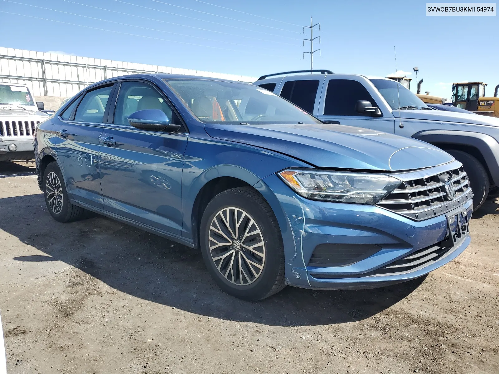 2019 Volkswagen Jetta S VIN: 3VWCB7BU3KM154974 Lot: 66969464