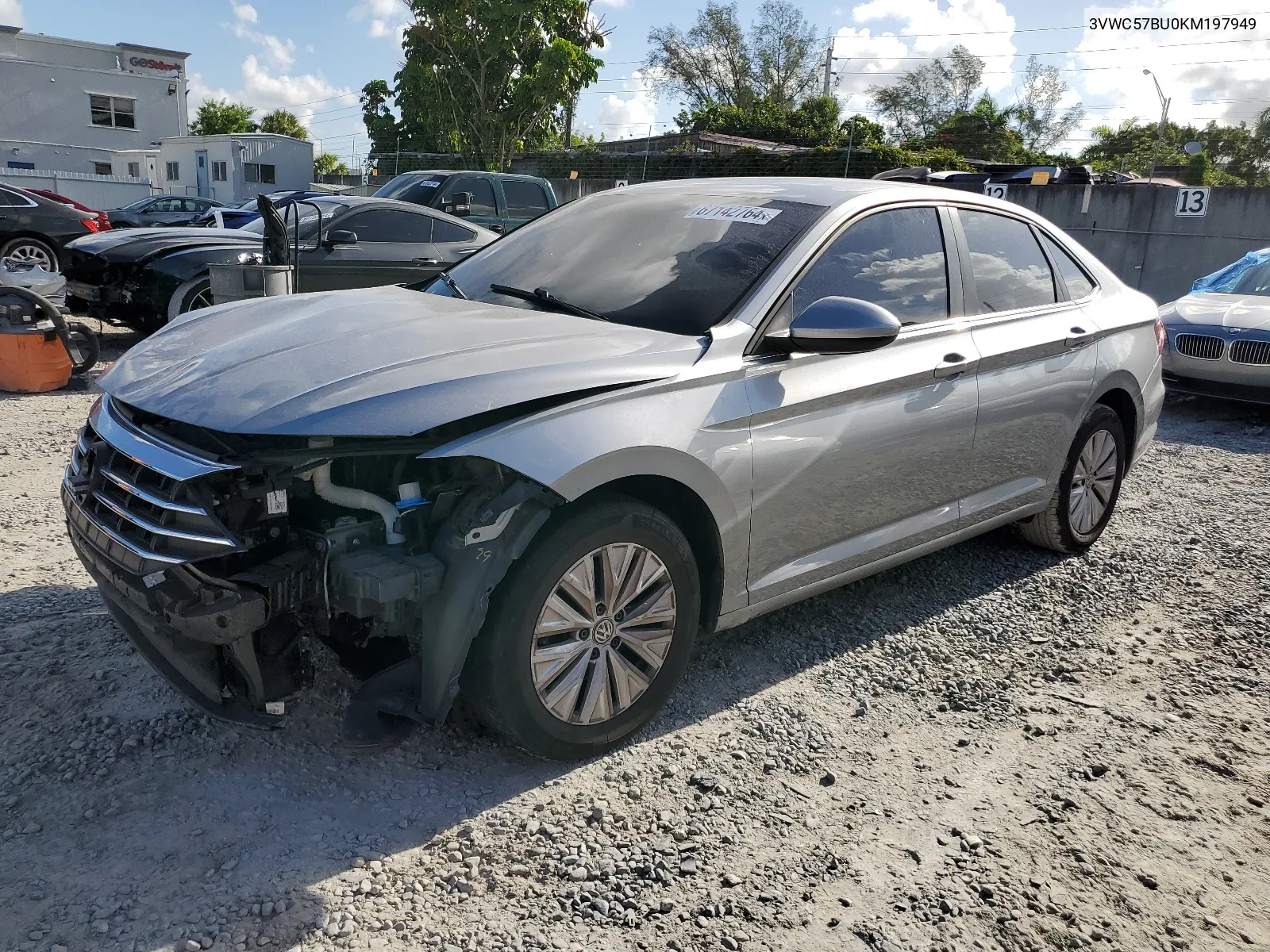 2019 Volkswagen Jetta S VIN: 3VWC57BU0KM197949 Lot: 67142764