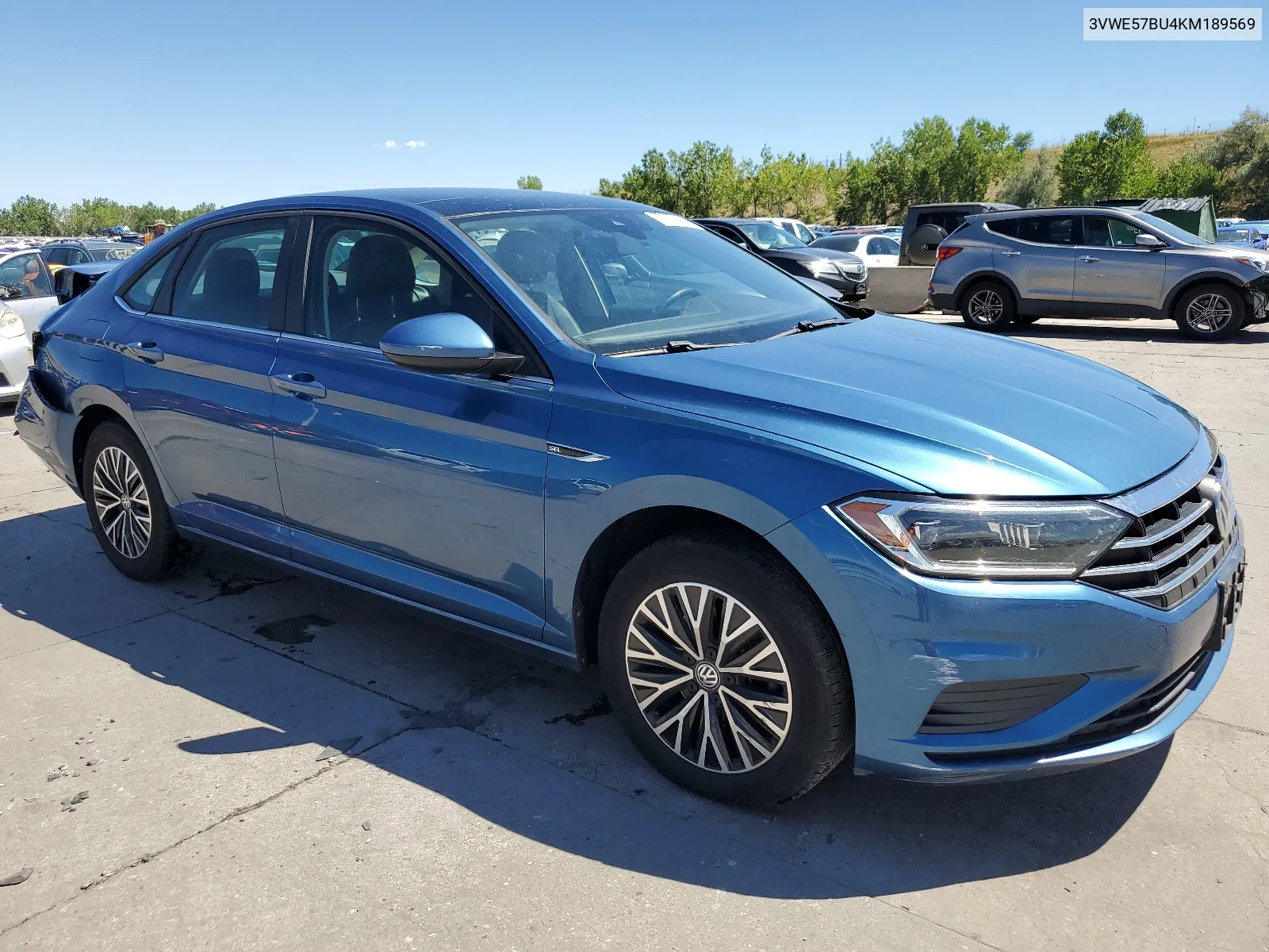 2019 Volkswagen Jetta Sel VIN: 3VWE57BU4KM189569 Lot: 67327054