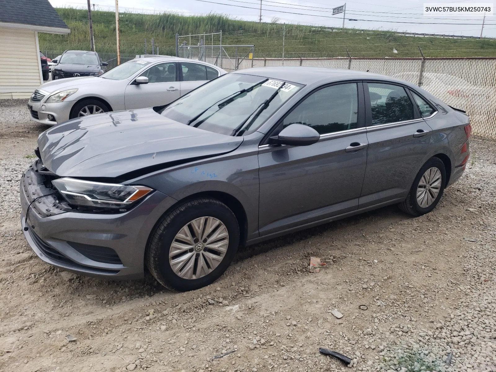 2019 Volkswagen Jetta S VIN: 3VWC57BU5KM250743 Lot: 67692234