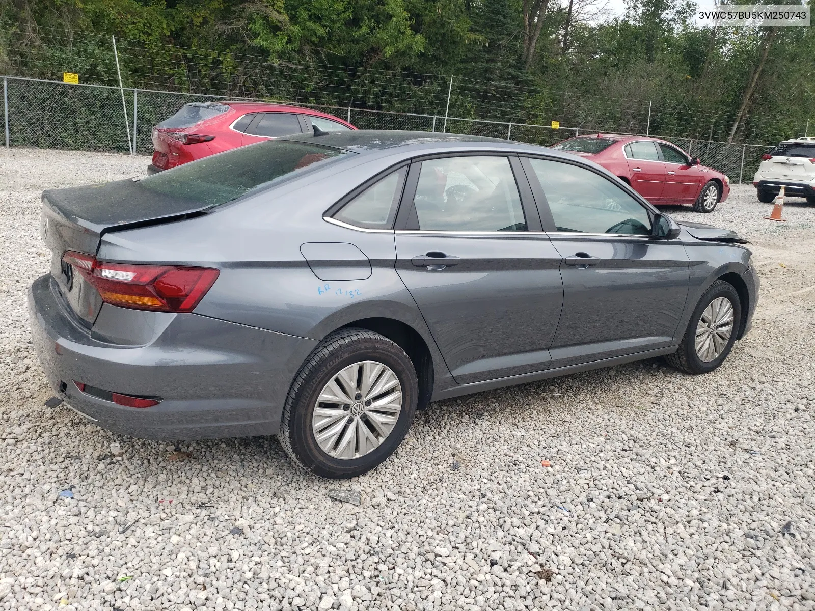 2019 Volkswagen Jetta S VIN: 3VWC57BU5KM250743 Lot: 67692234