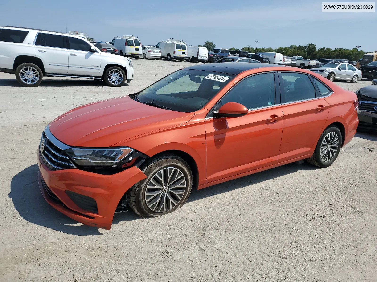 2019 Volkswagen Jetta S VIN: 3VWC57BU0KM236829 Lot: 67692424