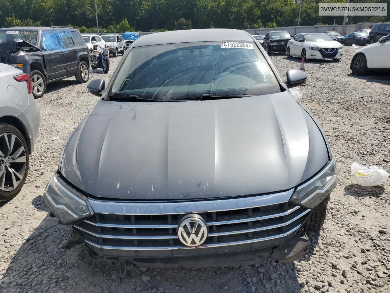 2019 Volkswagen Jetta S VIN: 3VWC57BU5KM053216 Lot: 67922364