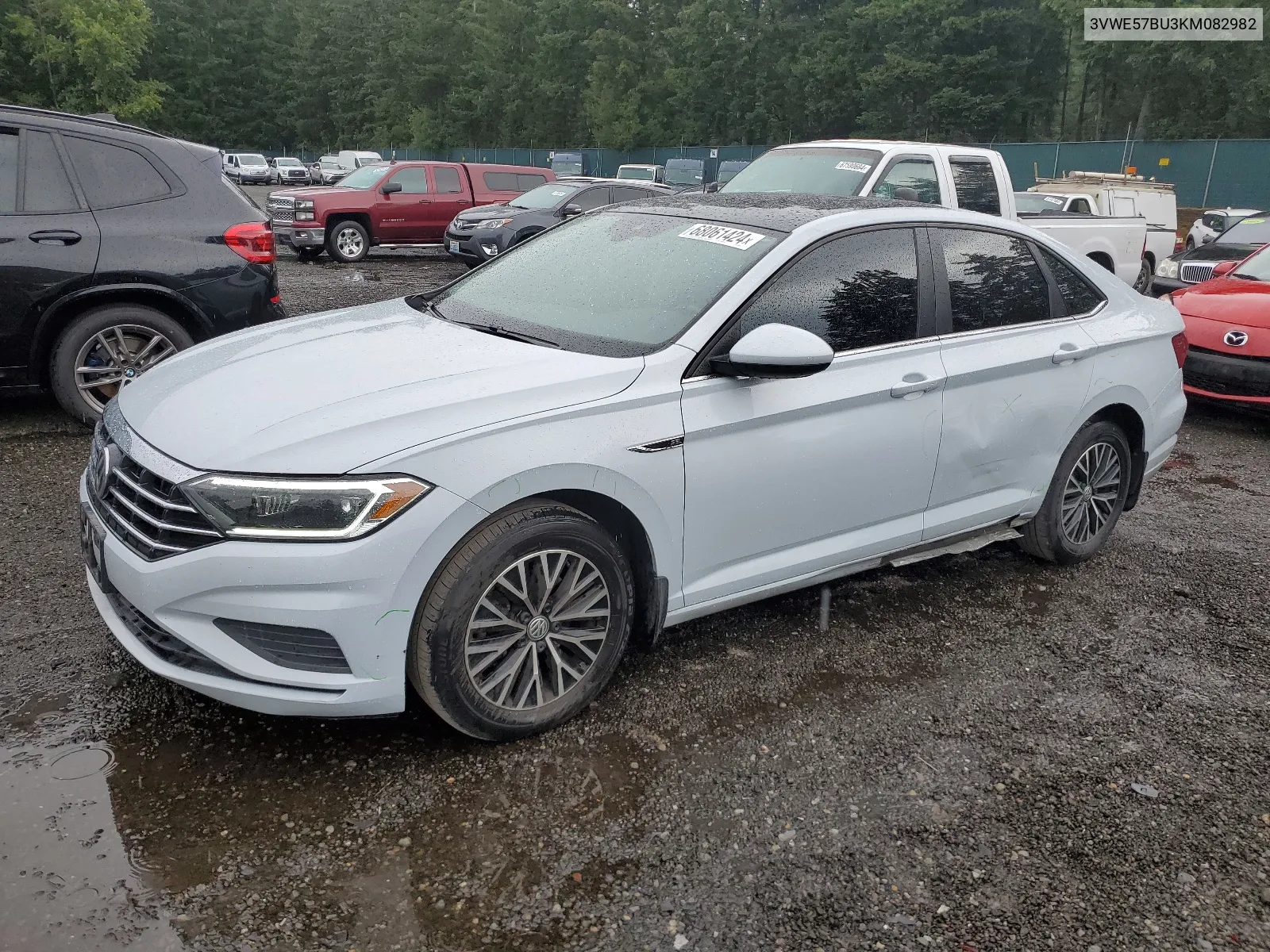 2019 Volkswagen Jetta Sel VIN: 3VWE57BU3KM082982 Lot: 68061424