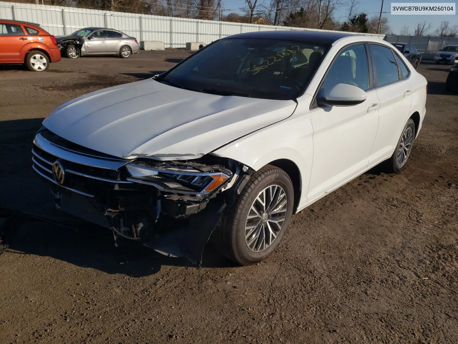 2019 Volkswagen Jetta S VIN: 3VWCB7BU9KM260104 Lot: 68140404