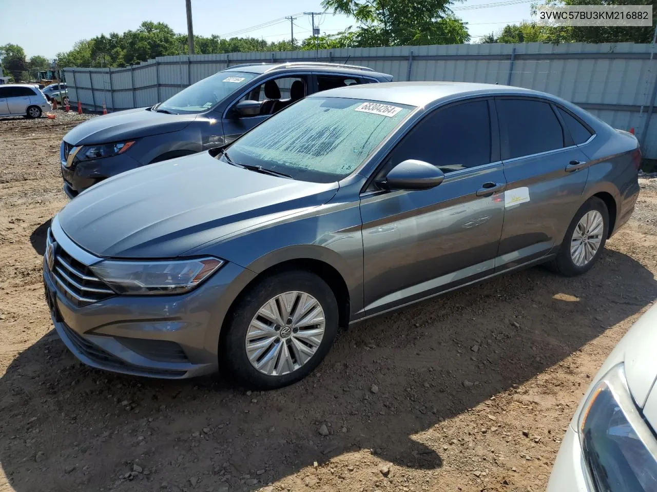 2019 Volkswagen Jetta S VIN: 3VWC57BU3KM216882 Lot: 68304264