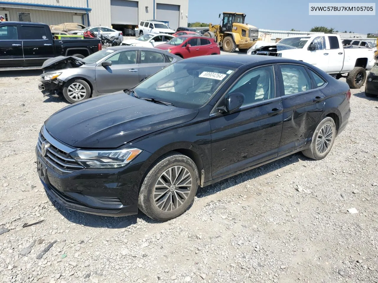 2019 Volkswagen Jetta S VIN: 3VWC57BU7KM105705 Lot: 68904264