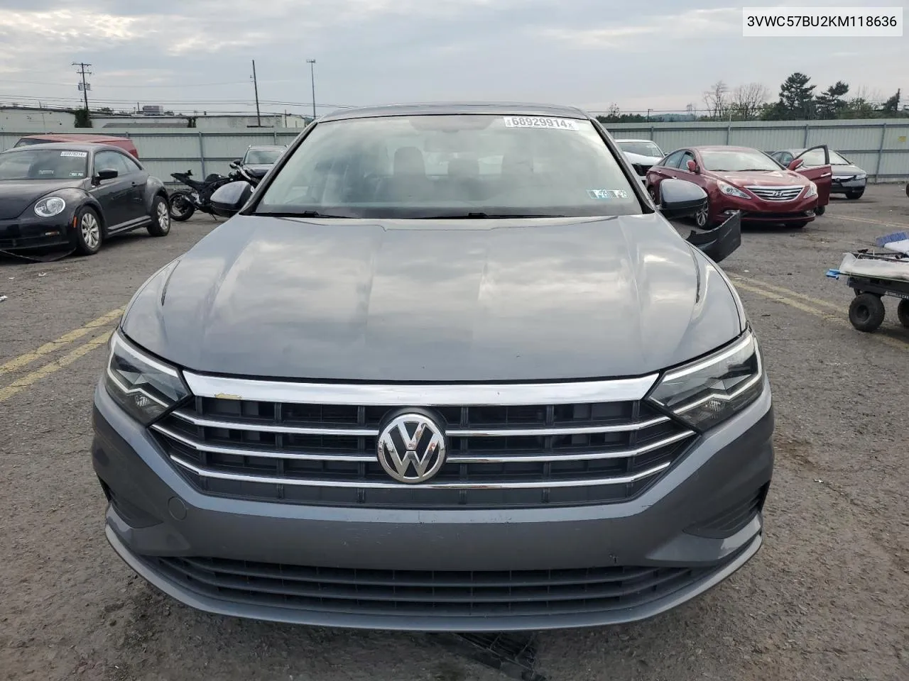 2019 Volkswagen Jetta S VIN: 3VWC57BU2KM118636 Lot: 68929914