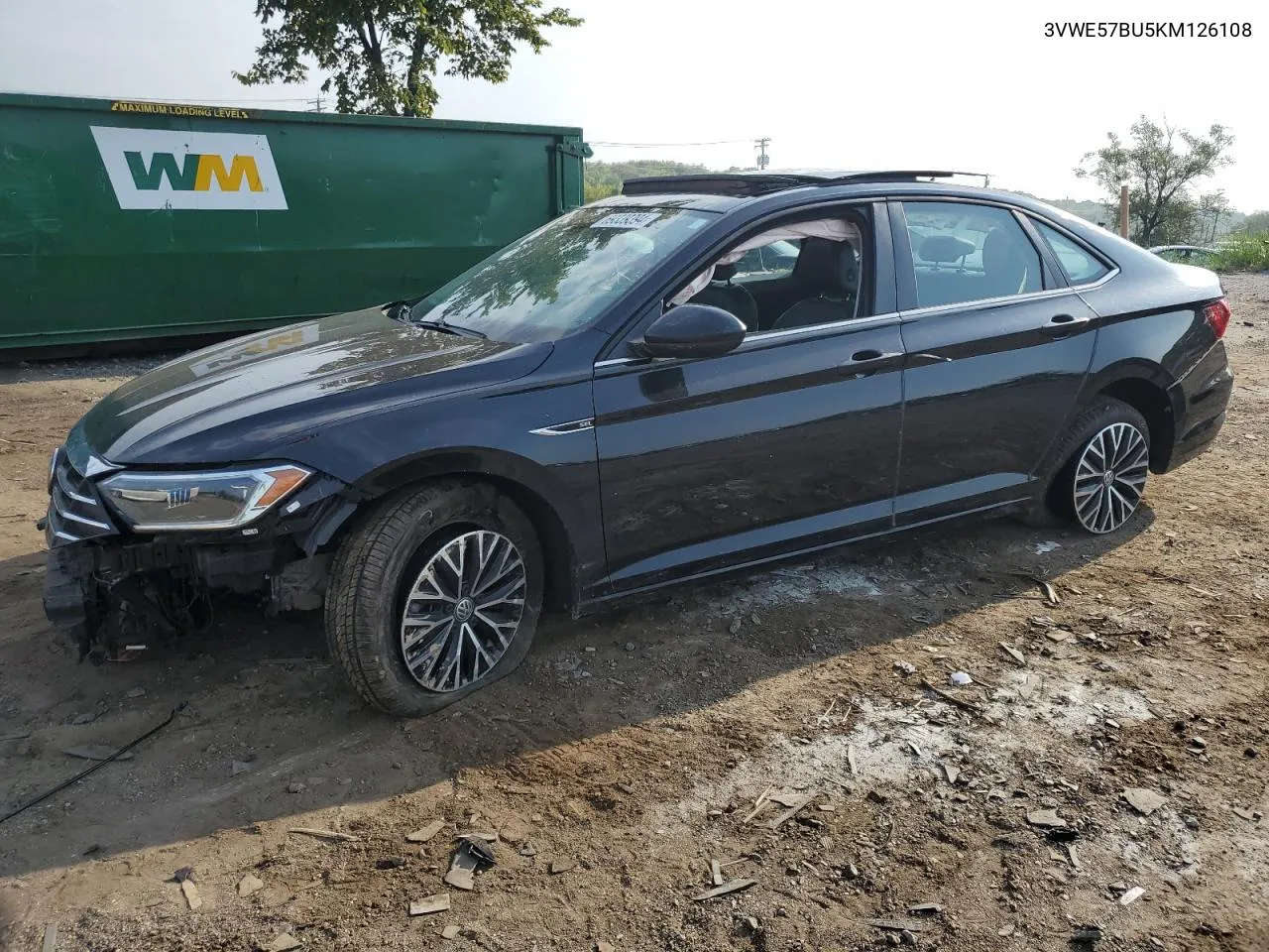 2019 Volkswagen Jetta Sel VIN: 3VWE57BU5KM126108 Lot: 69339394