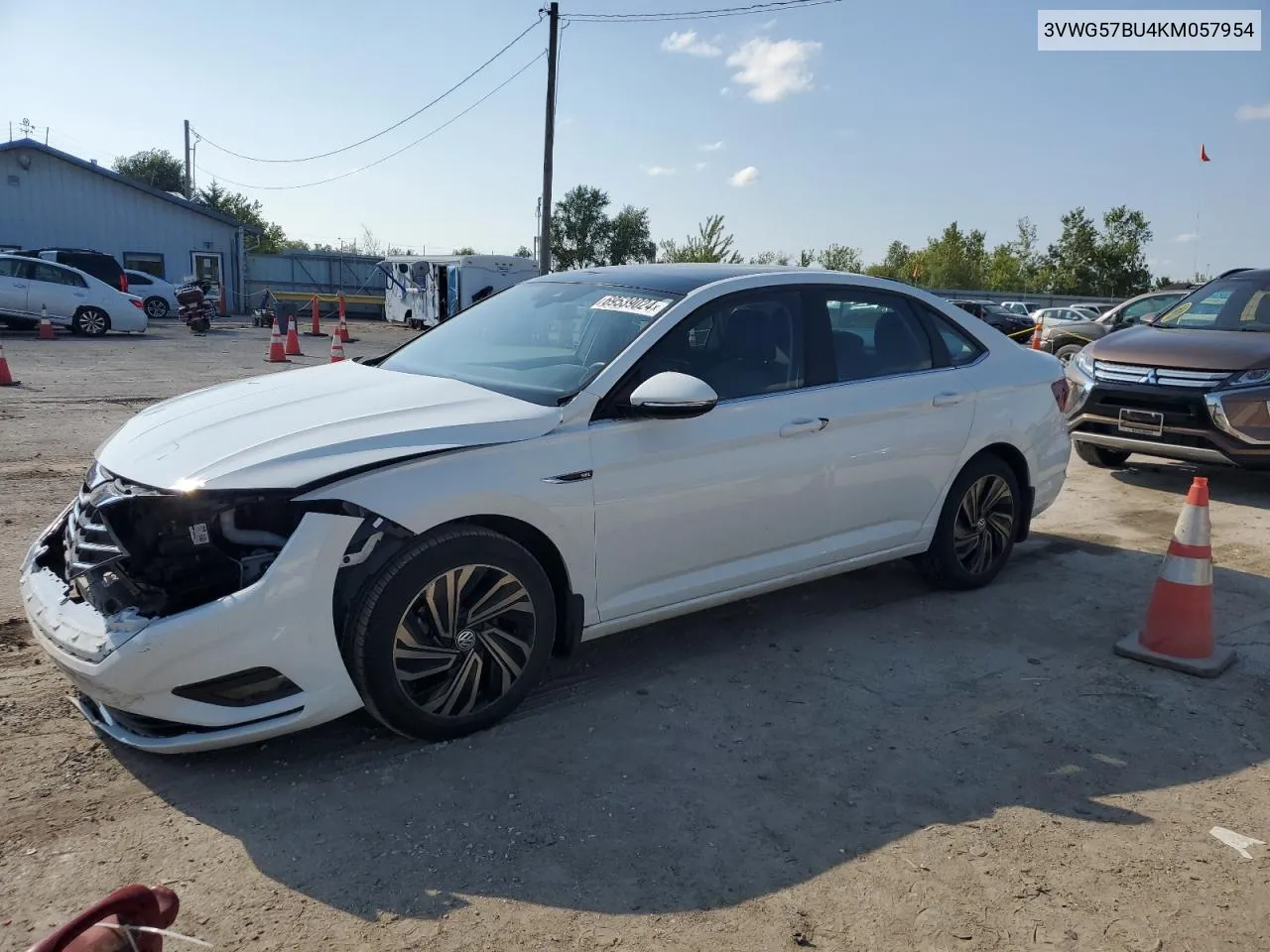 2019 Volkswagen Jetta Sel Premium VIN: 3VWG57BU4KM057954 Lot: 69539024