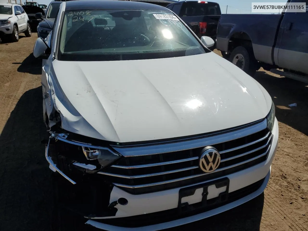 2019 Volkswagen Jetta Sel VIN: 3VWE57BU8KM111165 Lot: 69583104