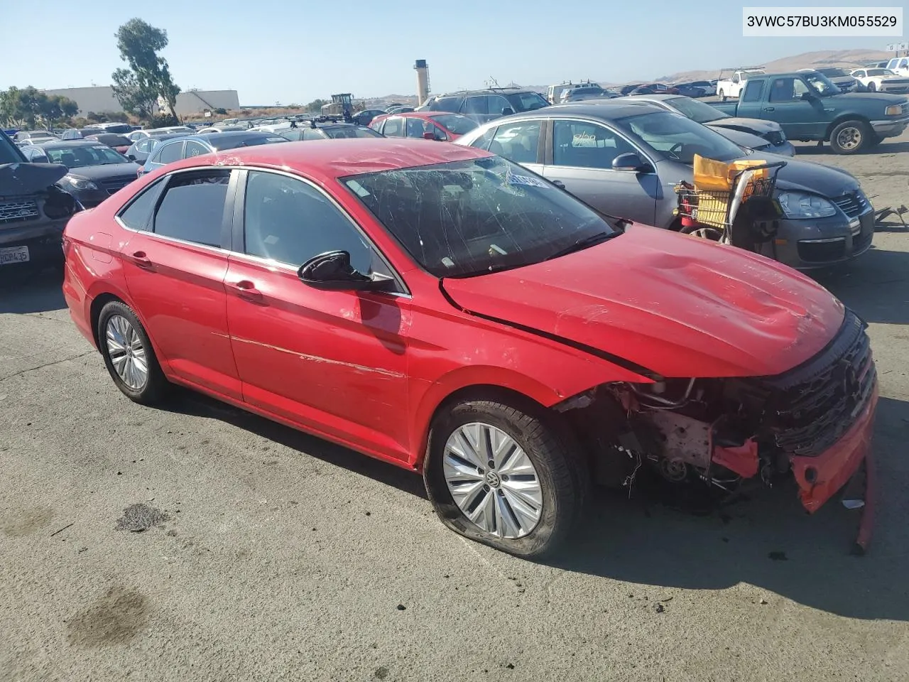 2019 Volkswagen Jetta S VIN: 3VWC57BU3KM055529 Lot: 69714184