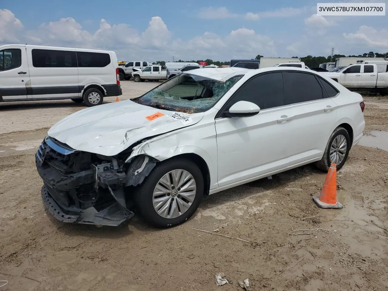 2019 Volkswagen Jetta S VIN: 3VWC57BU7KM107700 Lot: 70213564