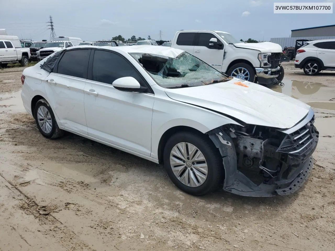 2019 Volkswagen Jetta S VIN: 3VWC57BU7KM107700 Lot: 70213564