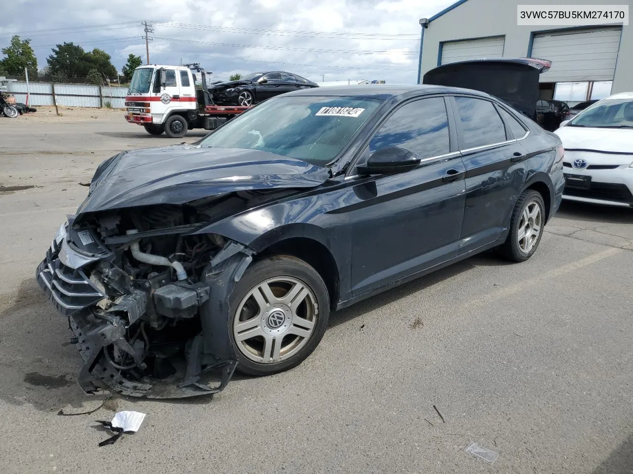 3VWC57BU5KM274170 2019 Volkswagen Jetta S