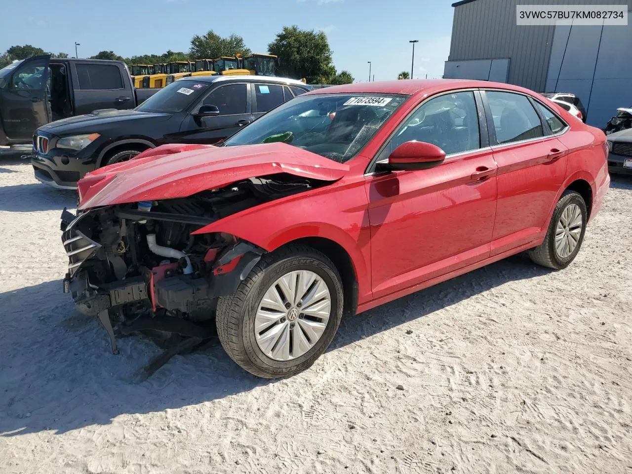 2019 Volkswagen Jetta S VIN: 3VWC57BU7KM082734 Lot: 71673594