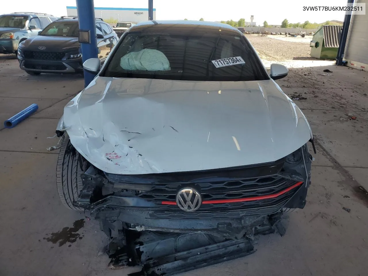 3VW5T7BU6KM232511 2019 Volkswagen Jetta Gli