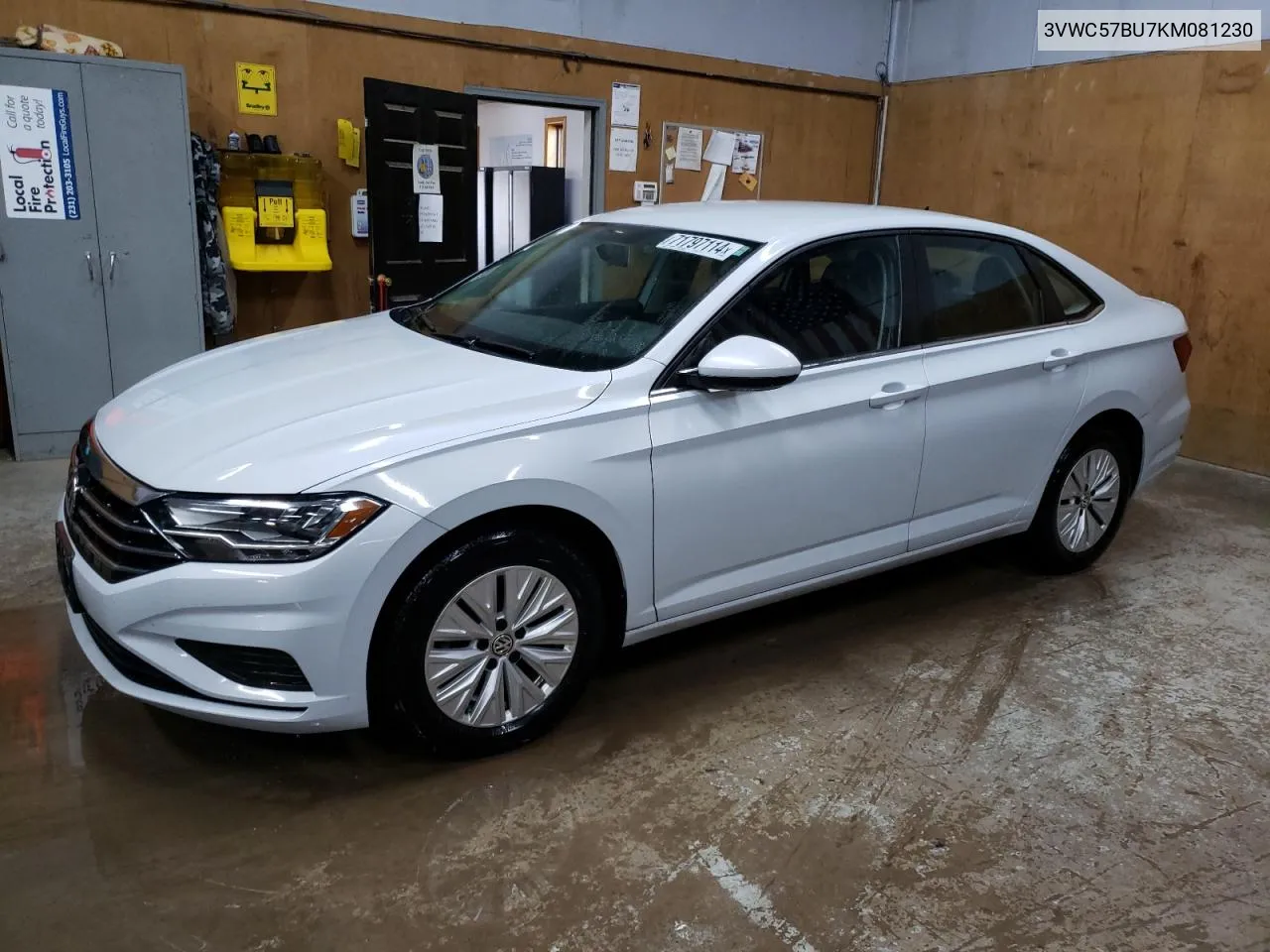 2019 Volkswagen Jetta S VIN: 3VWC57BU7KM081230 Lot: 71797114