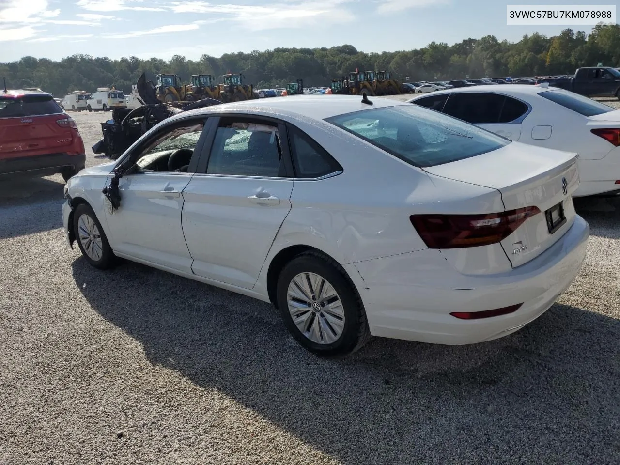 3VWC57BU7KM078988 2019 Volkswagen Jetta S