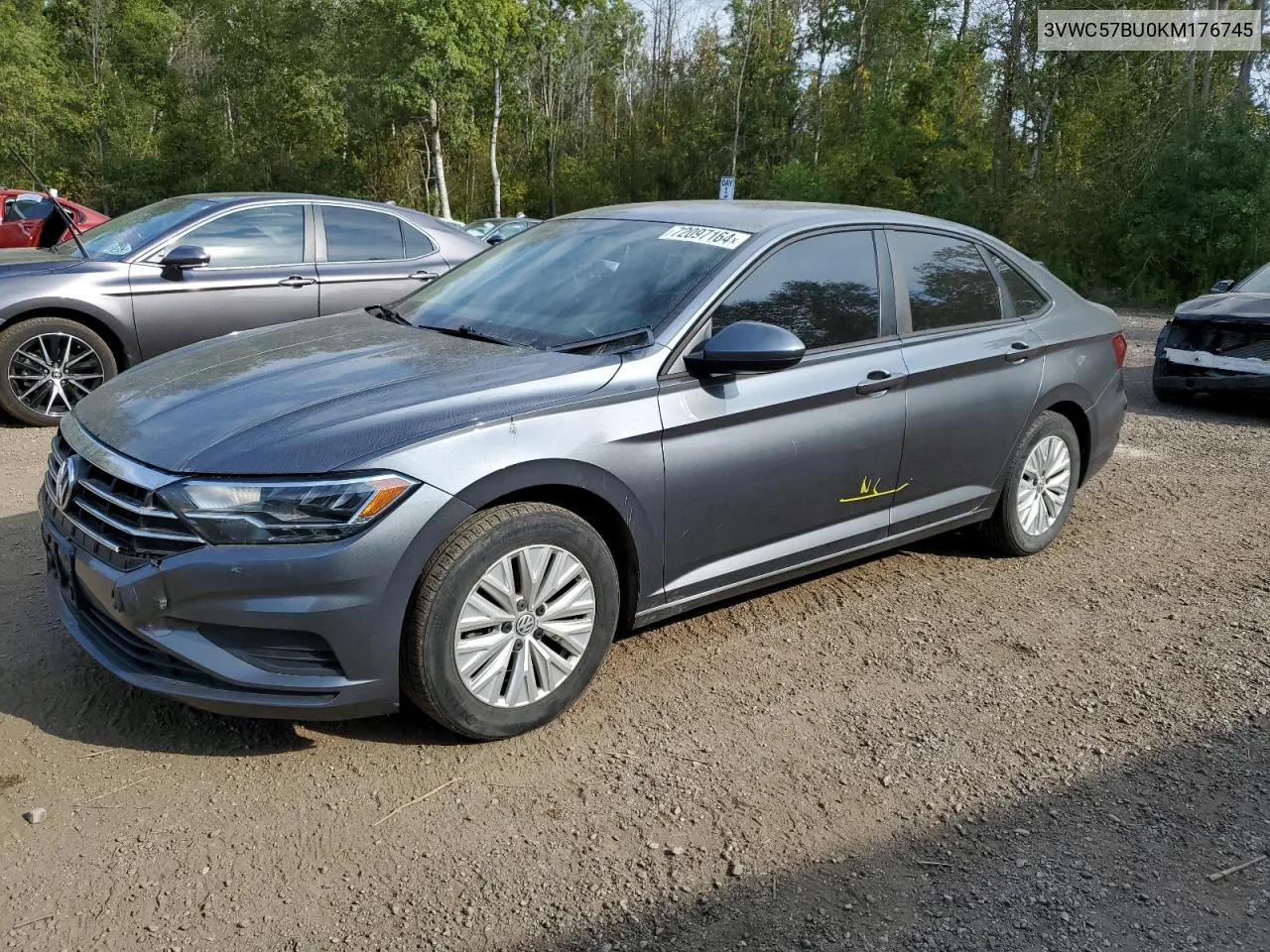 2019 Volkswagen Jetta S VIN: 3VWC57BU0KM176745 Lot: 72097164