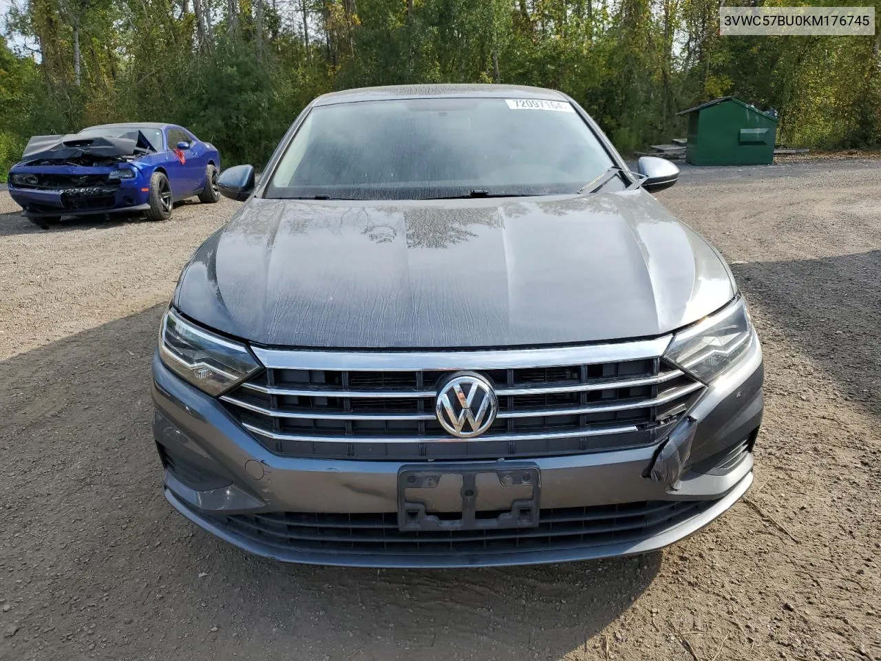 2019 Volkswagen Jetta S VIN: 3VWC57BU0KM176745 Lot: 72097164