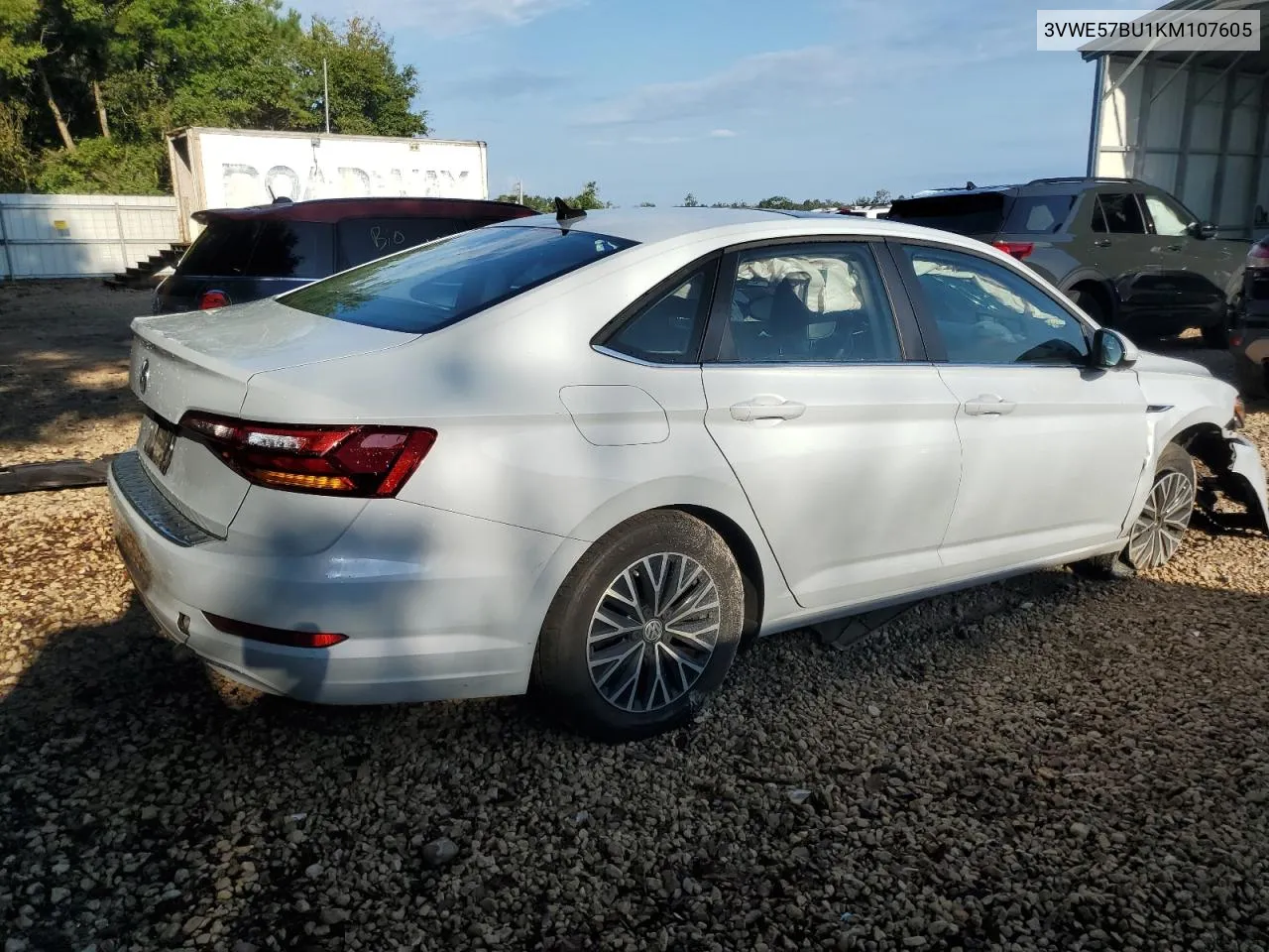 2019 Volkswagen Jetta Sel VIN: 3VWE57BU1KM107605 Lot: 72129554