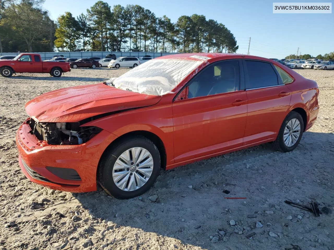 2019 Volkswagen Jetta S VIN: 3VWC57BU1KM036302 Lot: 72766134