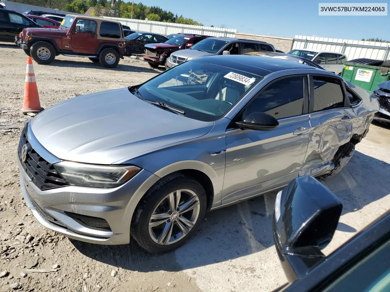 2019 Volkswagen Jetta S VIN: 3VWC57BU7KM224063 Lot: 72809834