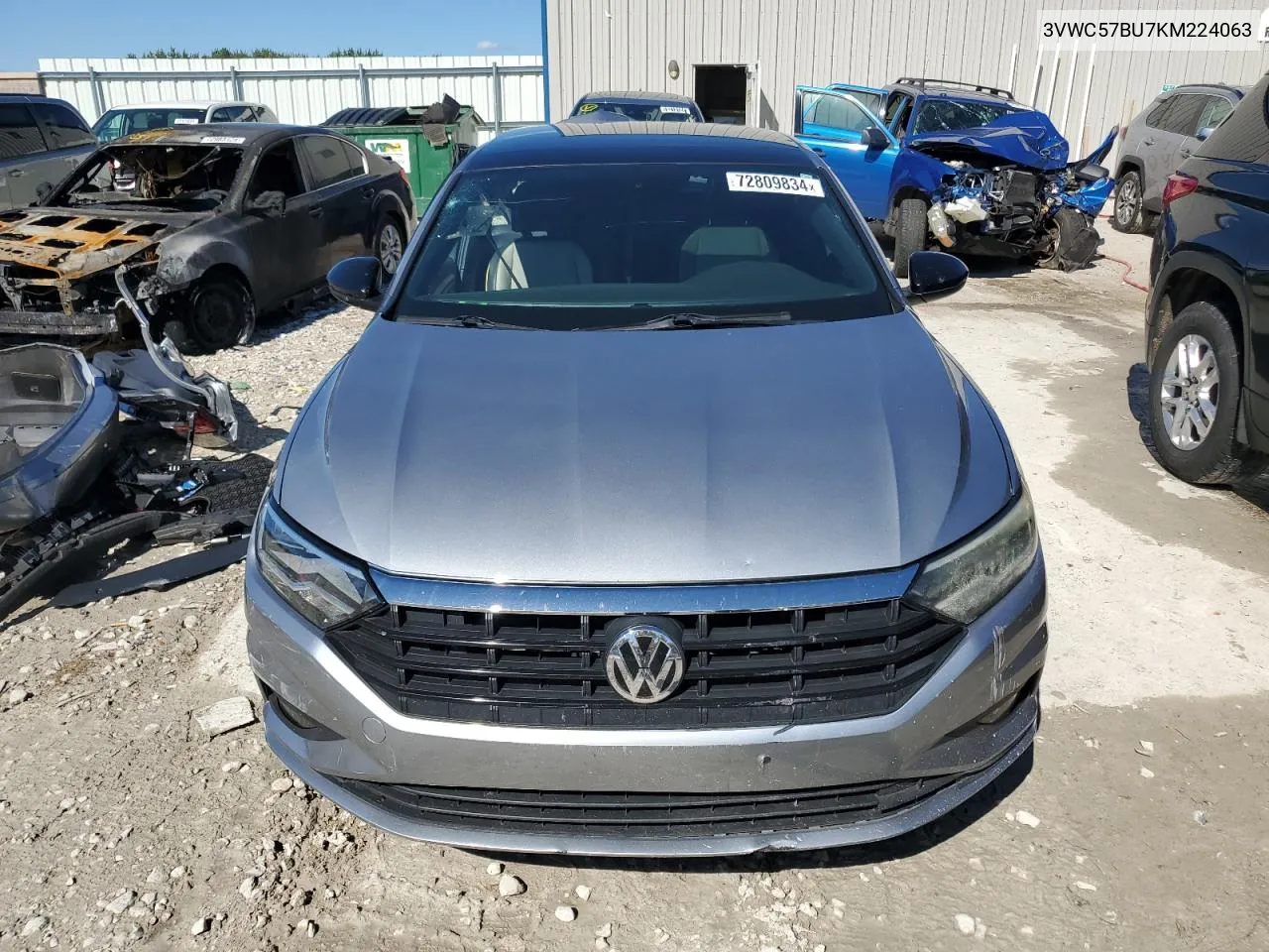 2019 Volkswagen Jetta S VIN: 3VWC57BU7KM224063 Lot: 72809834