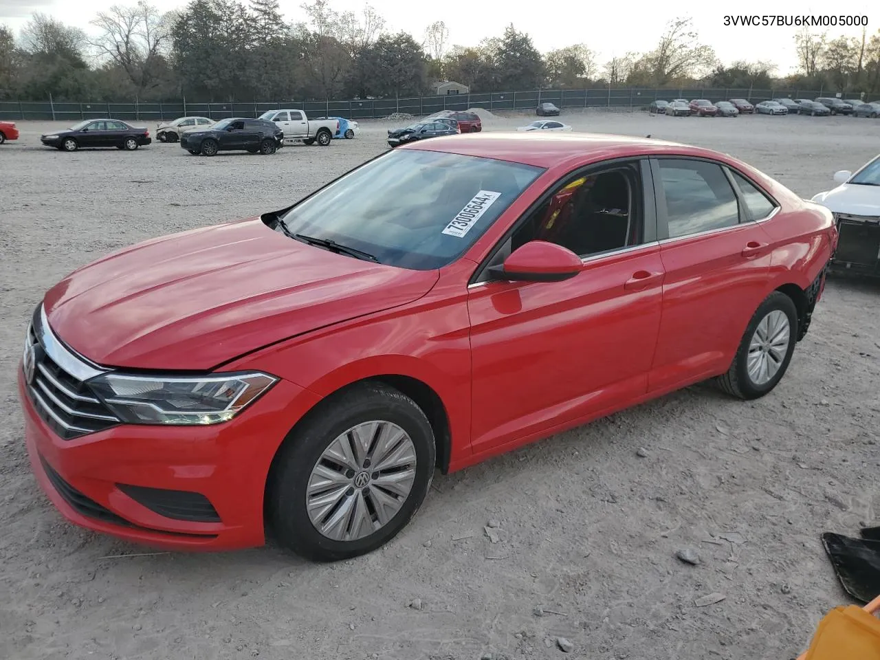 2019 Volkswagen Jetta S VIN: 3VWC57BU6KM005000 Lot: 73006644