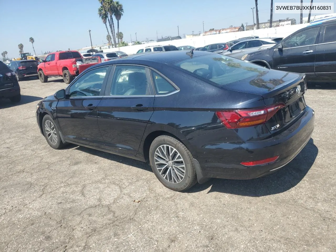 2019 Volkswagen Jetta Sel VIN: 3VWEB7BUXKM160831 Lot: 73061614