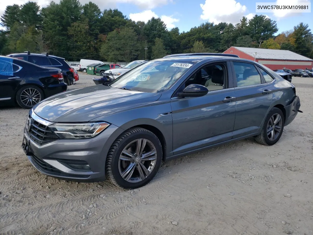 2019 Volkswagen Jetta S VIN: 3VWC57BU3KM109881 Lot: 73176334