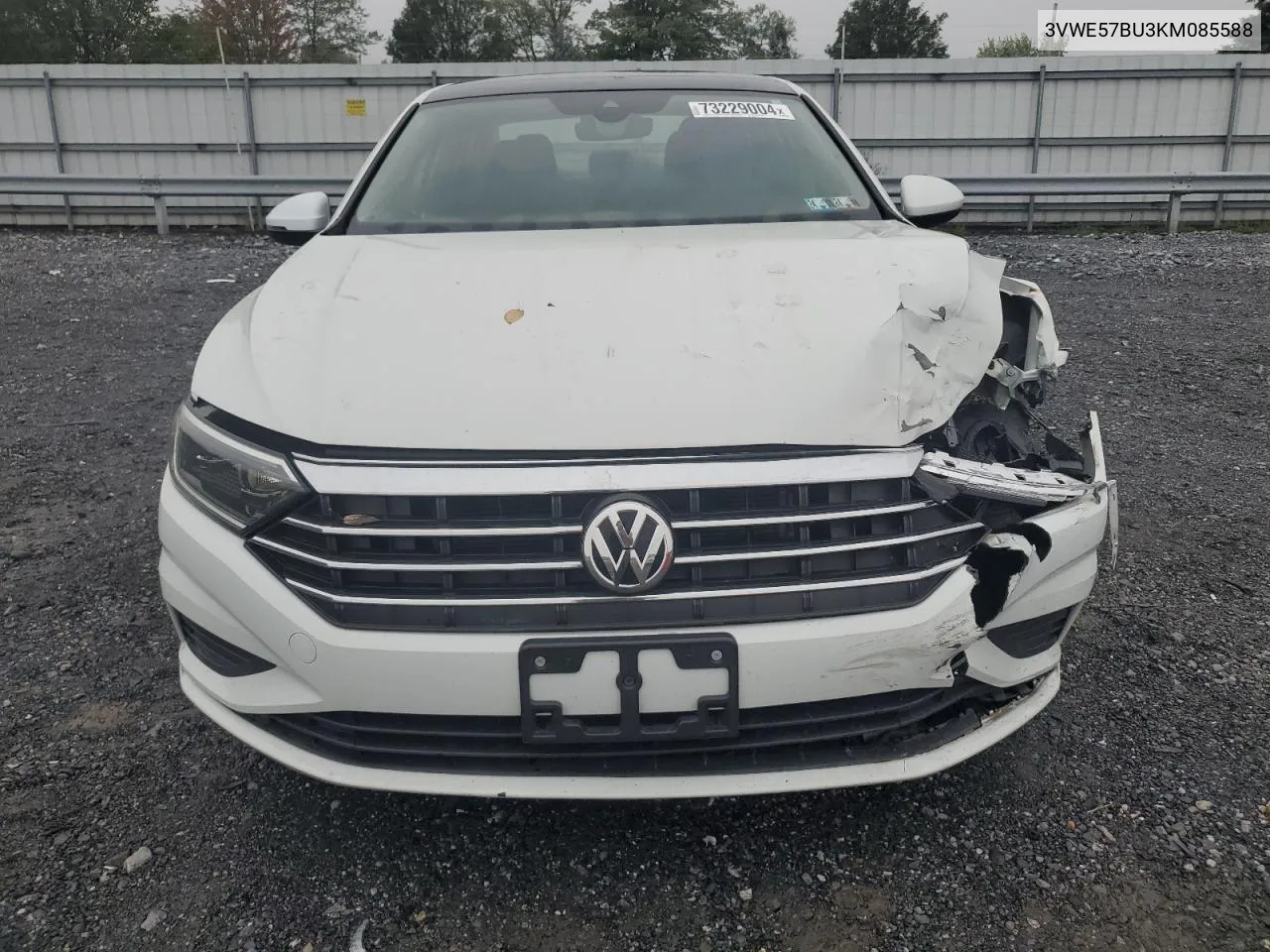 2019 Volkswagen Jetta Sel VIN: 3VWE57BU3KM085588 Lot: 73229004