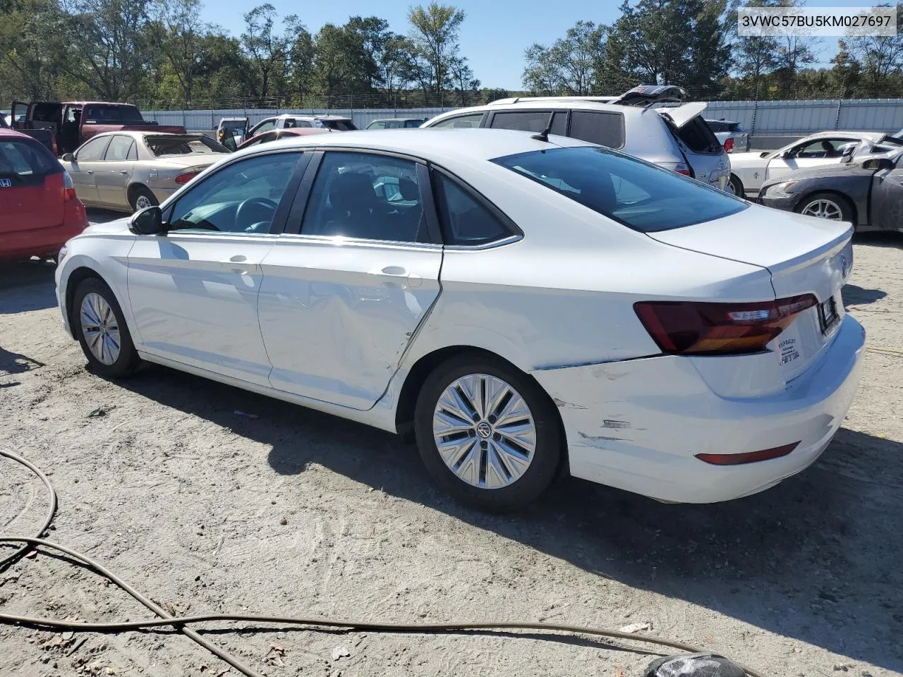 2019 Volkswagen Jetta S VIN: 3VWC57BU5KM027697 Lot: 73645554