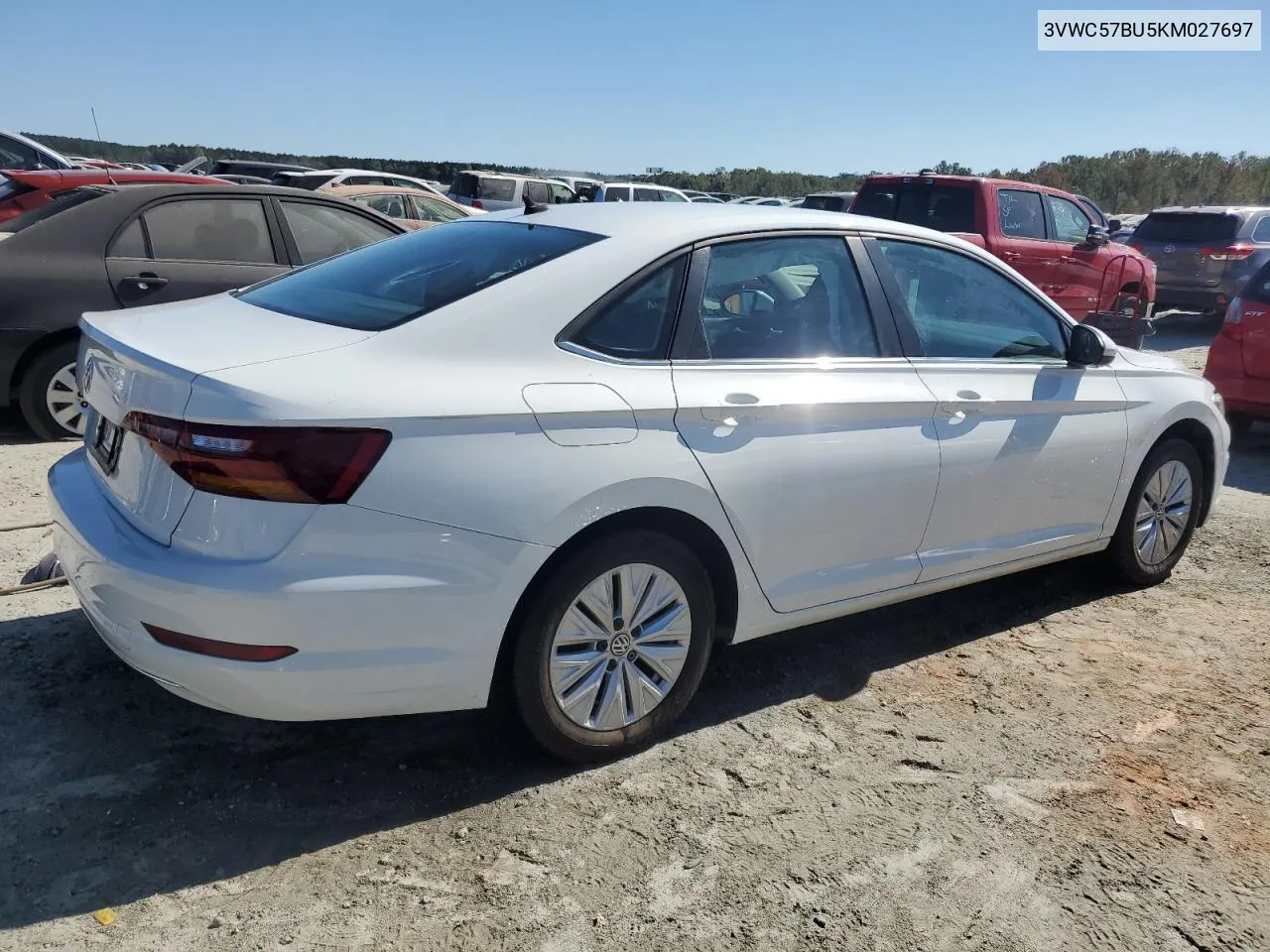 2019 Volkswagen Jetta S VIN: 3VWC57BU5KM027697 Lot: 73645554