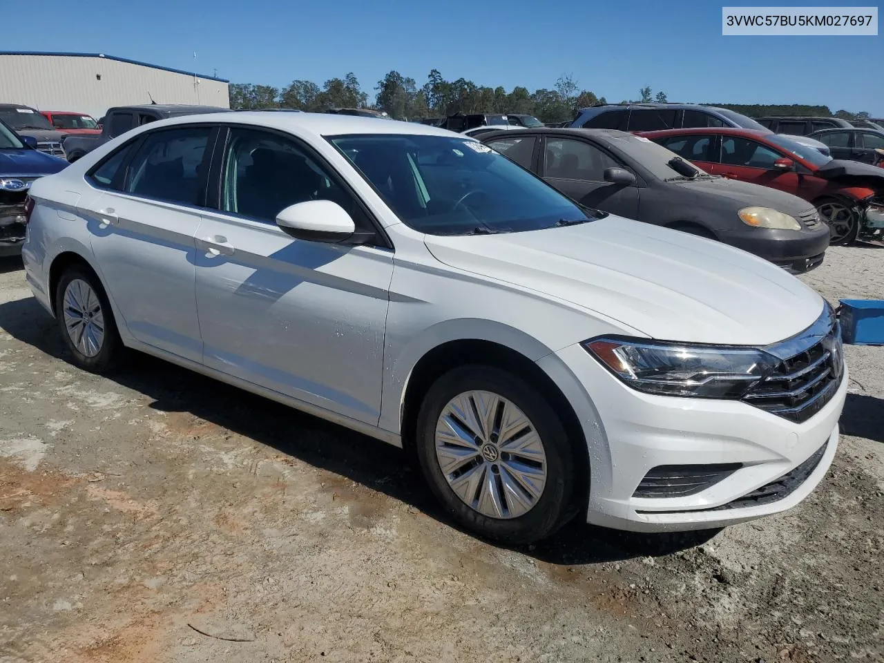 2019 Volkswagen Jetta S VIN: 3VWC57BU5KM027697 Lot: 73645554