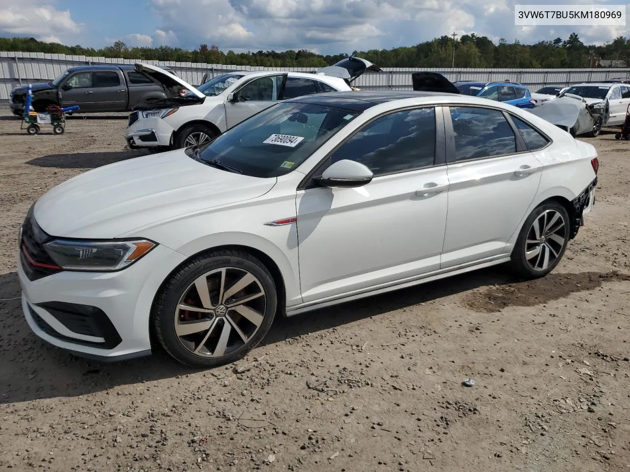 2019 Volkswagen Jetta Gli 2.0T 35Th Anniversary Edition/2.0T Autobahn/2.0T S VIN: 3VW6T7BU5KM180969 Lot: 73690094