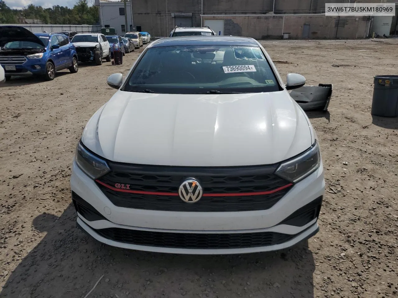 2019 Volkswagen Jetta Gli 2.0T 35Th Anniversary Edition/2.0T Autobahn/2.0T S VIN: 3VW6T7BU5KM180969 Lot: 73690094