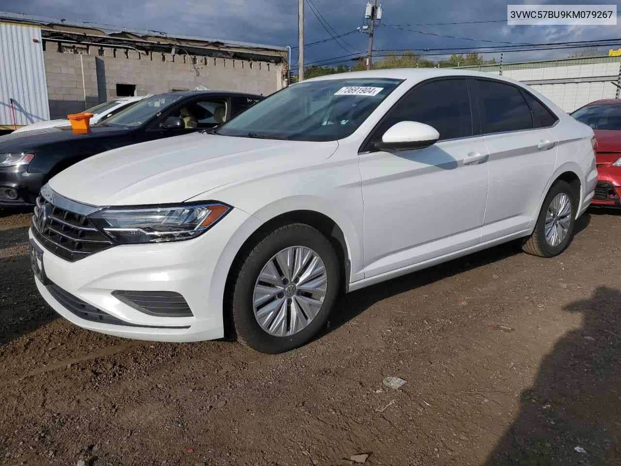 2019 Volkswagen Jetta S VIN: 3VWC57BU9KM079267 Lot: 73691904